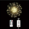 1PC LED Copper Wire Firework Lights,Battery Powered 8 Modes Fairy Light for Home,Party,Wedding,outdoor,Garden Vue Warm White 1PC 200LED