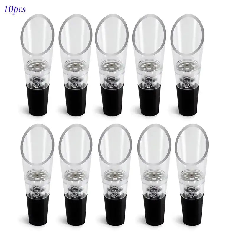 1 2 5 10 12pcsWine Aerator Pourer Decanter Liquor Bottles Stopper Vue 10pcs