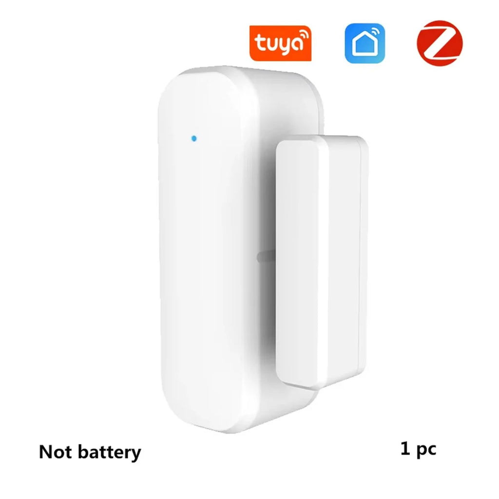 Smart Window Door Sensor Zigbee3.0 Tuya Smart Home Security Alarm System App Remote Monitor Via Alexa Google Home Smart Vue Zigbee Verson