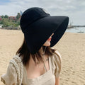 UV Protection Women Hat Fashionable Visor Big Brim Summer Hats