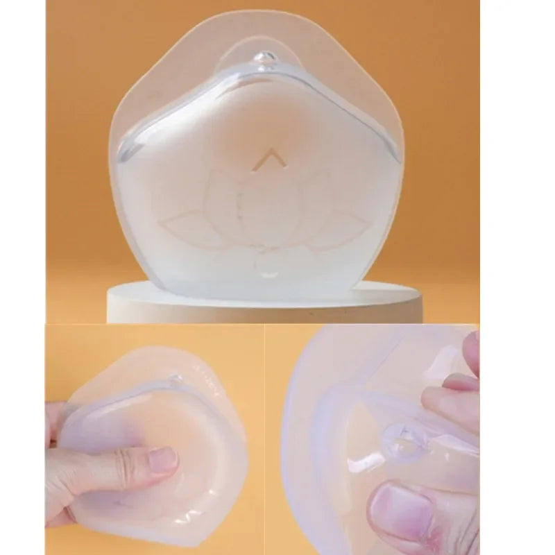 1pc Baby Breastfeeding Large New 70mL Capacity Collector Safe Silicone Wearable Milk Milk Saver Reusable Leak-proof Nursing Cup Vue