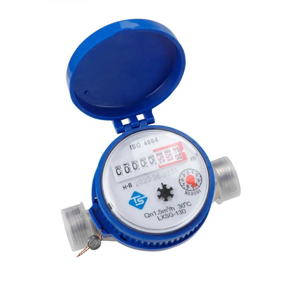 Digital Dispaly Smart Water Flow Meter Anti-rust Copper Joints Mechanical Rotary Wing Home Cold Water Counter Flowmetre Meter Vue