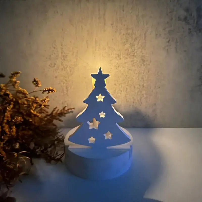 Silicone Christmas Tree Mold – Candle Holder & Resin Casting Silicone Craft Mold Vue