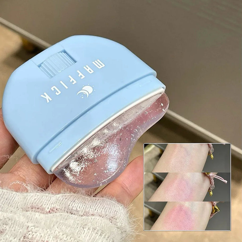 Jelly Blush Moisturizing Lip Cheek Dye Lip Gloss Baby Pink Long-lasting Brightening Natural Temperature Change Shimmer Blusher Vue