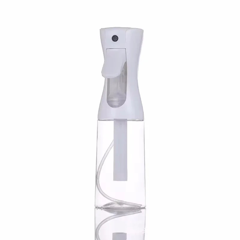 High Pressure Spray Bottles Refillable Bottle Continuou Mist Watering Can Automatic Barber Water Sprayer Plant Mist Spray Bottle Vue white transparent 200ml
