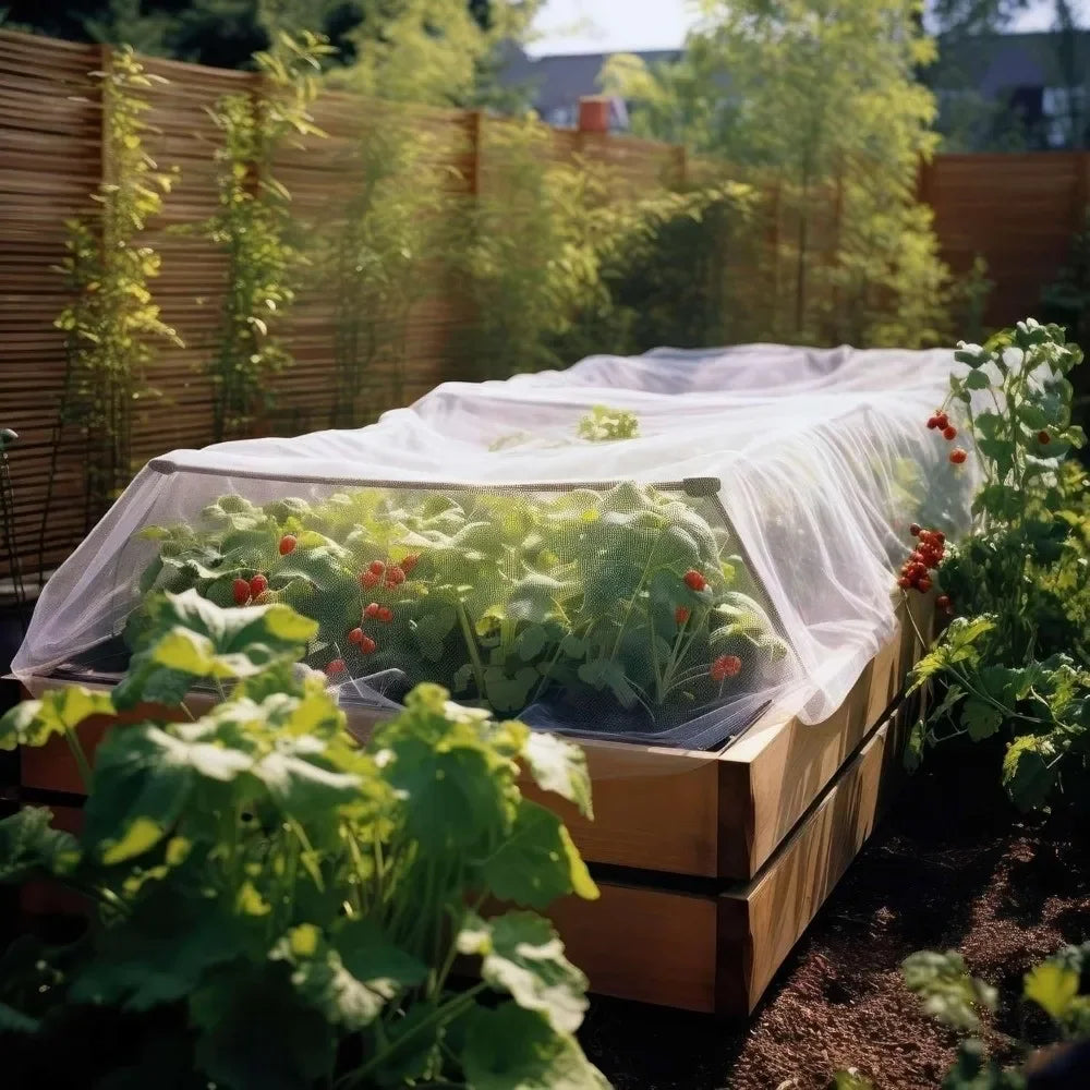 Ultra Fine Mesh Garden Vegetable Netting Insect Net Breathable Plants Mesh Cover Tear Resistant Flexible Cut Vue