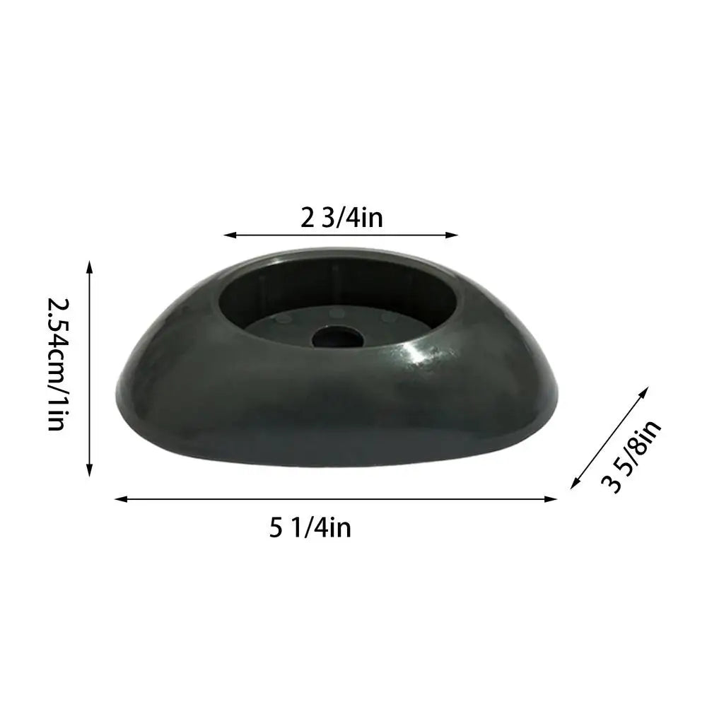 1PCS Pool Leg Caps Friction Support Stand For Round Frame Pool, Non-Slip Protective Feet For A bove Ground Pool, Indoor Outdoor Vue A