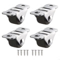 4pcs 1/2 Inch Furniture Mini Casters Steel Top Plate Multifunctional Drawer Slide Wheel Pulley Rubber Roller Vue Orange-0.5in