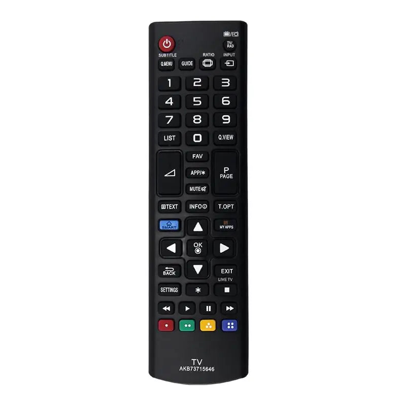 Hot-Replace AKB73715646 Remote Control For TV 24MT35S 27MT55S 24MT35S-PZ 24MT55S-PZ 27MT55S-PZ 29MT31S-PZ Vue Black
