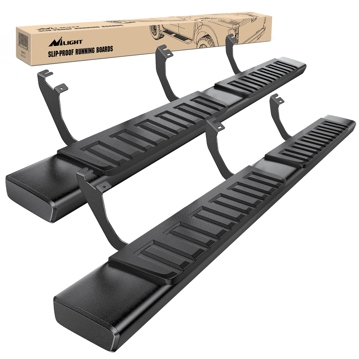 Nilight Running Boards for 2022 2023 2024 2025 2026 Toyota Tundra Crewmax Cab 4 Full Size Doors 6 Inch Side Step Nerf Bars Black Vue United States