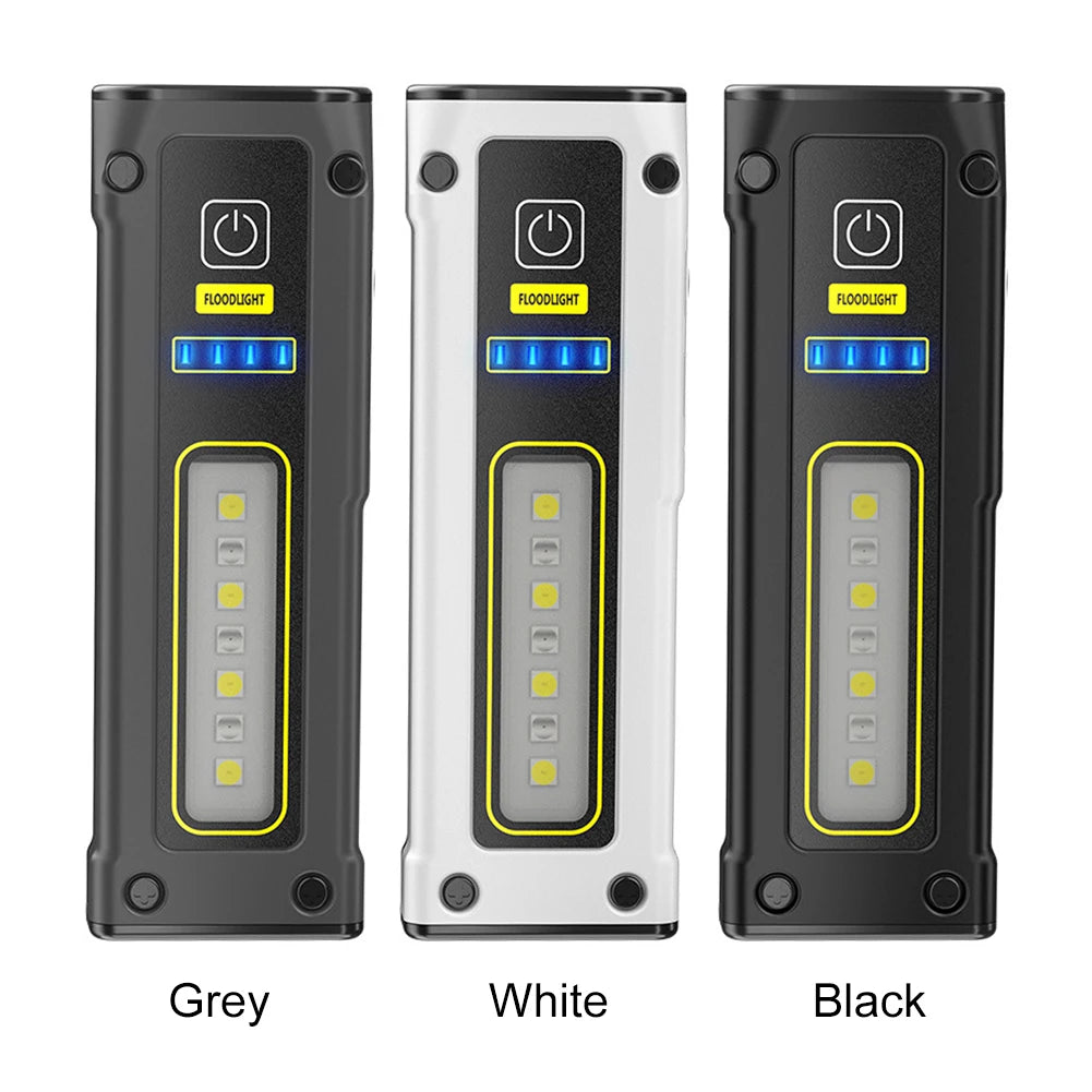 APWIKOGER XPG COB LED Flashlight 7-Gear 500LM Rechargeable Rechargeable LED Flashlight Vue