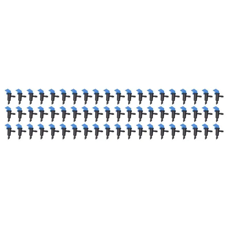 ABKW-300 Pieces Irrigation Drip Emitter Garden Flag Irrigation Dripper, Trees And Shrubs (Blue Black,2GPH) Vue