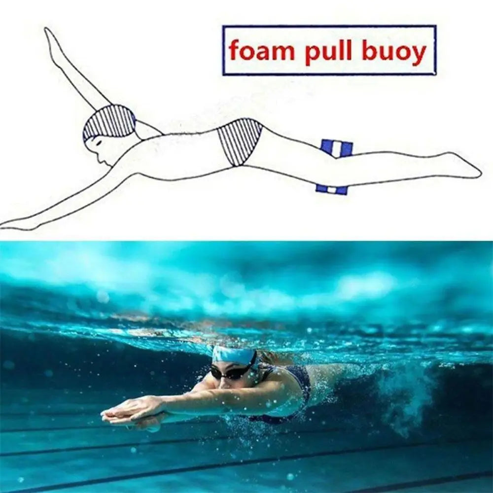 Floating Swimming Pull Buoy Float EVA Foam Aid Buoyancy Pull Buoy Leg Floaters Leg Splint Swimming Practice Vue