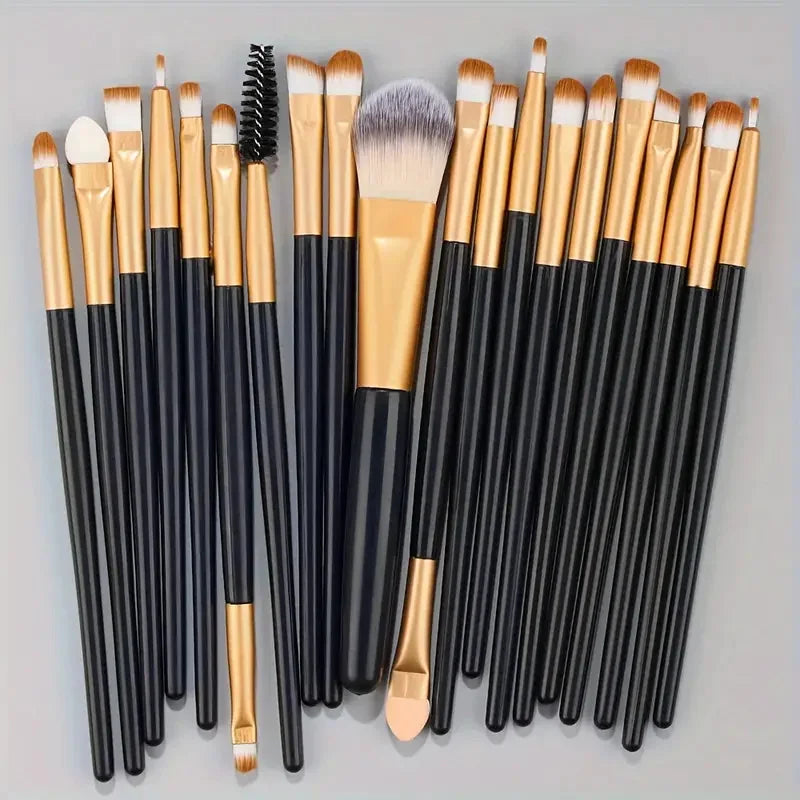 Makeup Brush and Sponge Set Professional Makeup Brush Set Beauty Blender Triangle Powder Puff Clean Powder Puff Vue ES-20BG