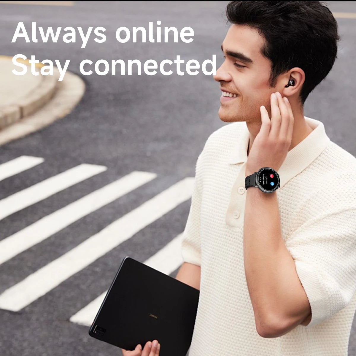 2025 Exquisite GPS Smart Watch Wireless BT Call Answer IP68 Waterproof Outdoor Sports Record Heart Rate Monitor for Men Women Vue