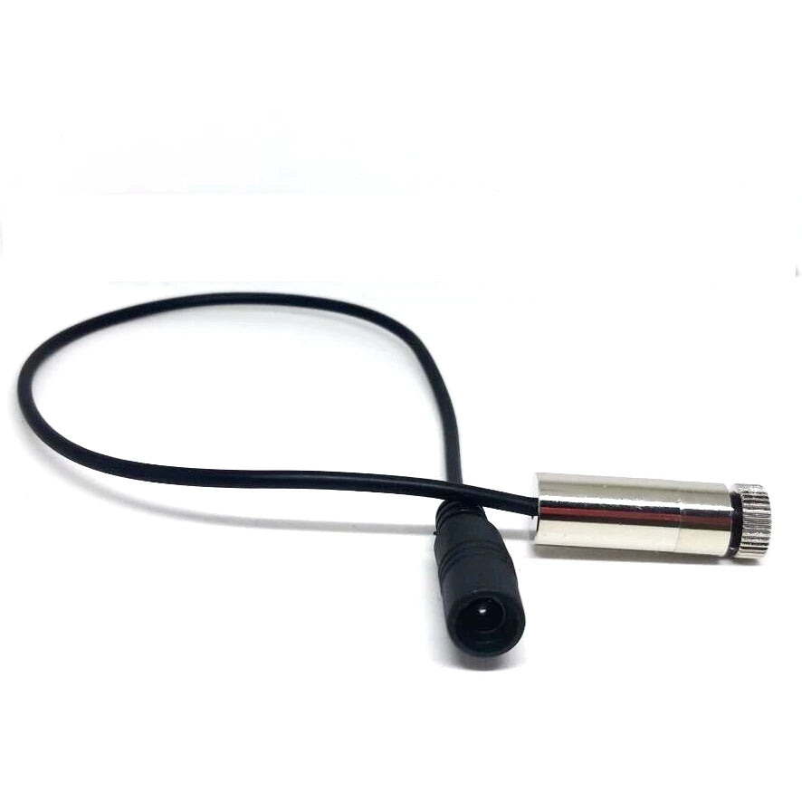 Focusable 515nm 520nm 10mW Laser Module Cross/Line/Dot Green Beam With 5V AC Power Adapter 12*35mm Vue