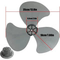 3 Blade Propeller for Electric Vertical Floor Standing Wall Fan Table Fan Propeller Fan Blade Replacement Part Ventilador Access Vue Black