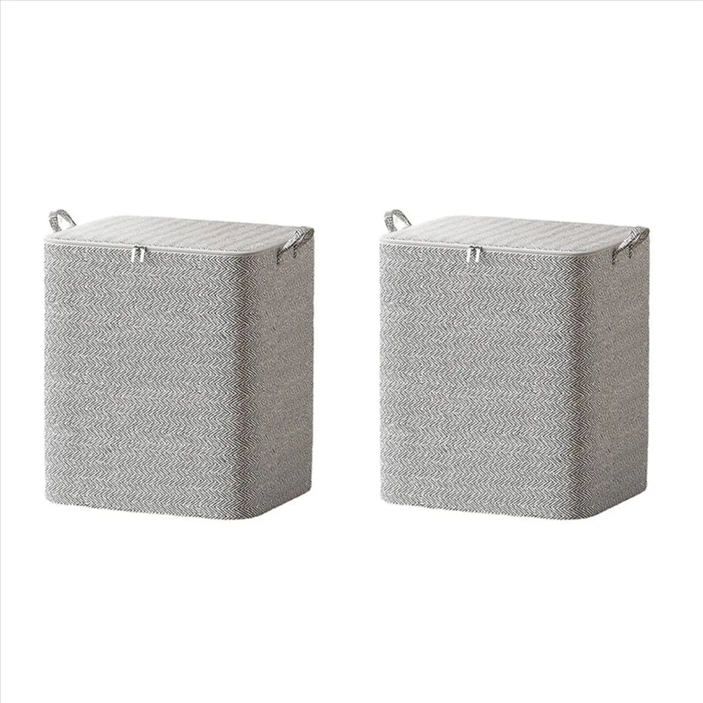 ABKW-2X 3-Dimensional Storage Box Household Storage Box With Window Organizer Cloth Folding Wardrobe Storage 220L Vue