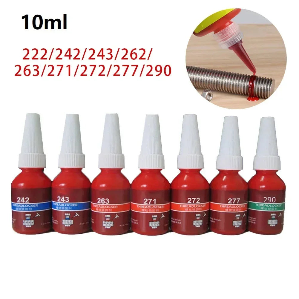 10ml Anaerobic Threadlocker Adhesive 222 242 243 262 271 290 Anaerobic Threadlocker Vue