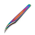 1 Pcs Eyelashes Tweezers Stainless Steel Superhard Tweezers High Precision Anti-static Tweezers for Eyelash Extensions Vue Type A