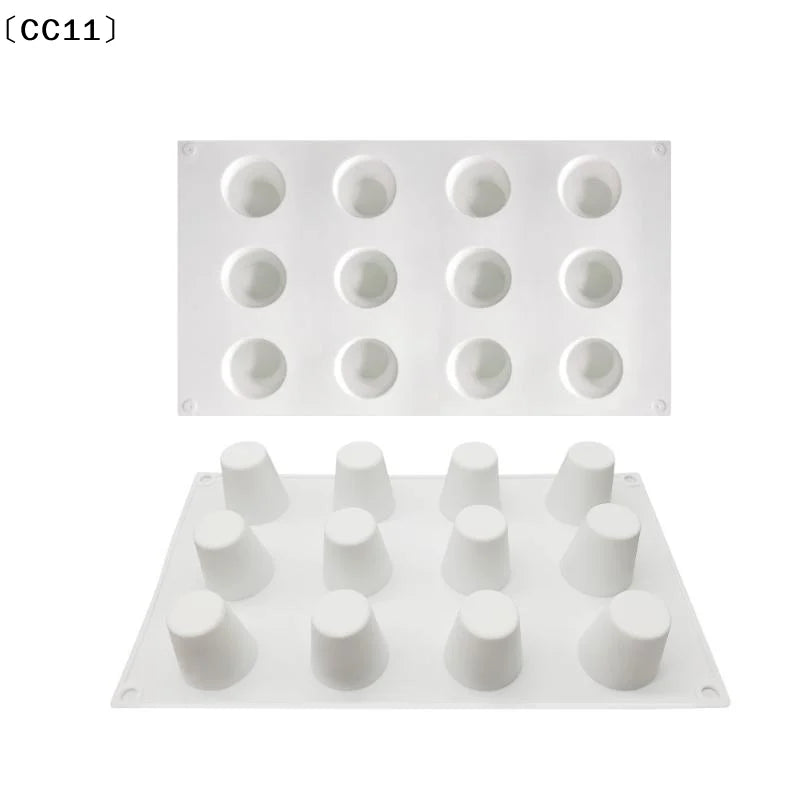 3D Sphere Silicone Mold Mousse Cake Baking Ball Shape French Dessert