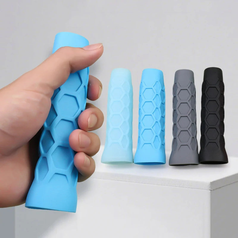 Reusable Silicone Racket Grip Sleeve Anti-slip Shock Absorbing Handle Cover for Tennis Badminton Rackets Vue