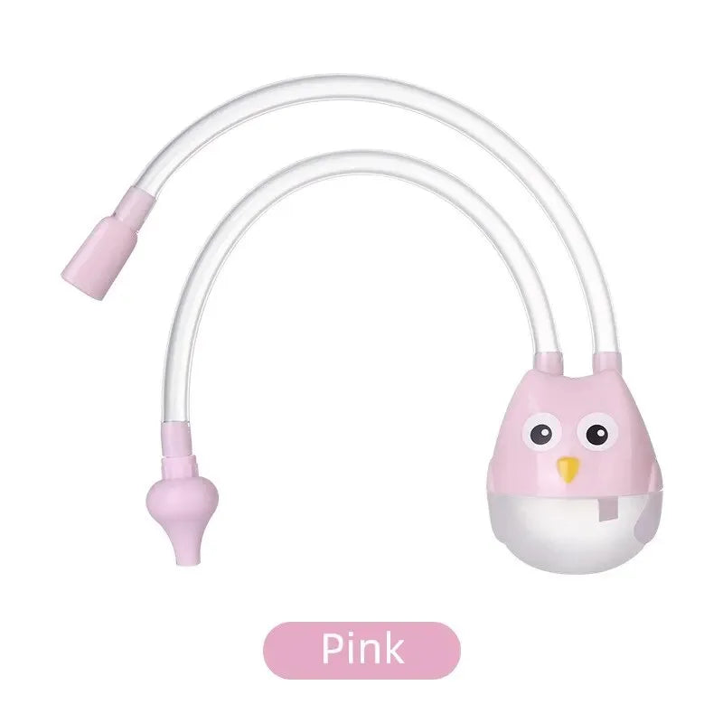vvocci for Infant Anti Reflux Baby Nasal Aspirator Mouth Suction Type Silicone Booger Suction PipeNasal Absorption Cleaner Vue B242 Pink