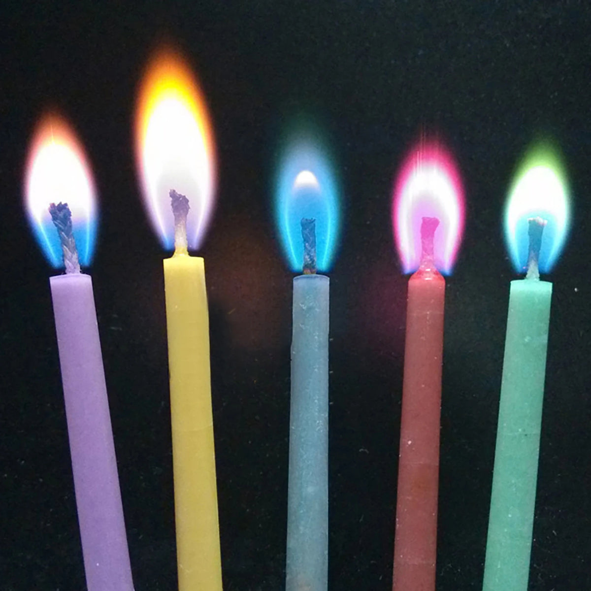 Color Frame Candles Novelty Decorations 6pcs/12pcs Super Bright Candles Environmentally Friendly Paraffin Wax for Party Festive Vue