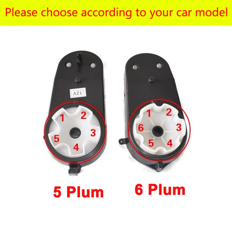 6V/12V RS390 Kids Ride On Toys Car Motors Children Car Wheels Gearbox High Speed DC Motor For Remote Control Car Parts Vue