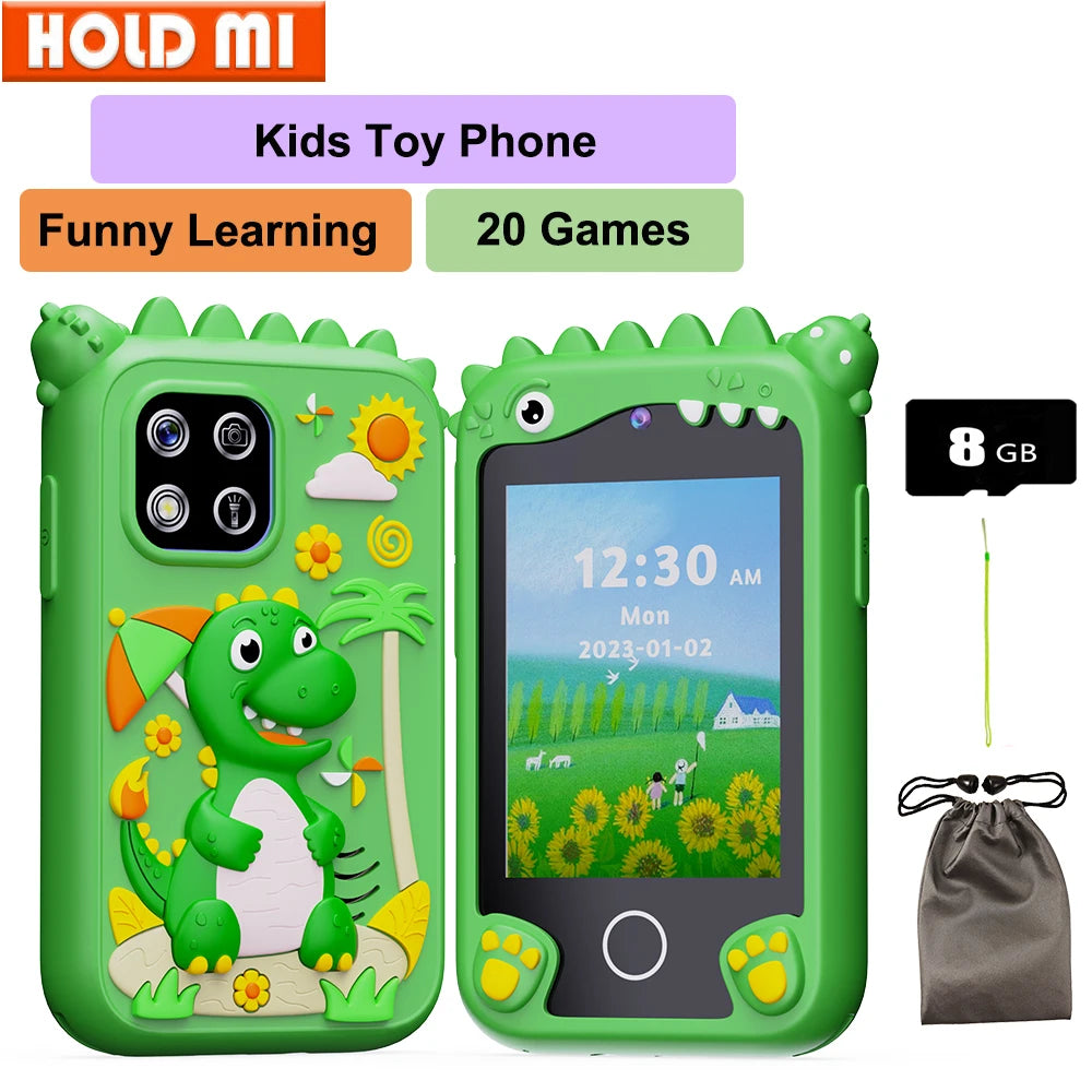 Kids Smart Educational Toys Musci Player Learning Selfie Toddler Phone Games for Children Age 3-12 Best Christmas Birthday Gifts Vue
