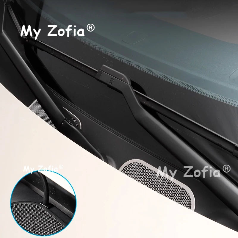 For Smart #3 2024 2025 2026 Car Stainless steel Front Hood Dust Proof Mesh Grille Air Inlet Cover Anti Insect Net Accessories Vue