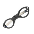 Knife 1PC Portable Folding Scissors Carbon Steel Line Cutting Tools Mini Hand Tool Supplies Multifunctional Needlework Scissors Vue A0558-black 1PCS