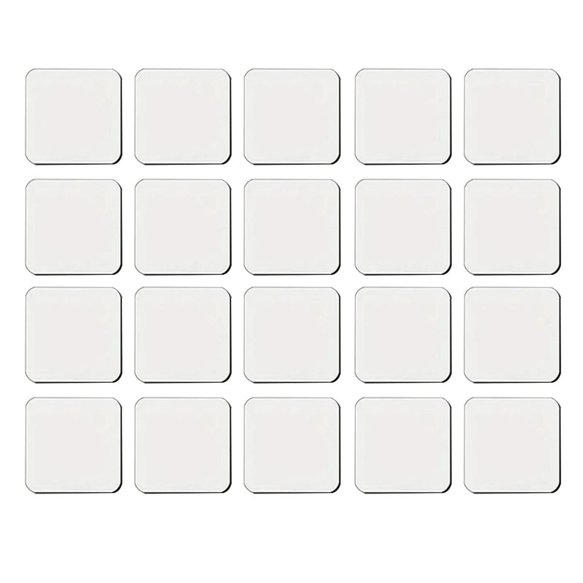 20-Pack Sublimation Blank Fridge Magnets for DIY Decor Sublimation Craft Blanks Vue Square China Mainland