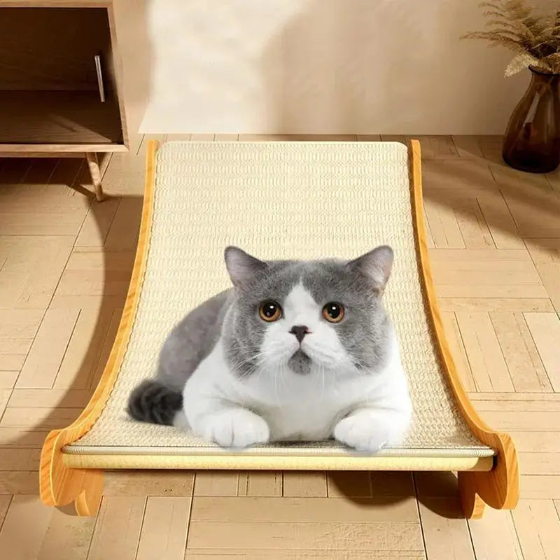 Sisal Cat Scratching Pad Reusable Cat Scratcher Cat Scratch Bed Nest for Pet Sleeping Playing Grinding Small Medium Large Cats Vue