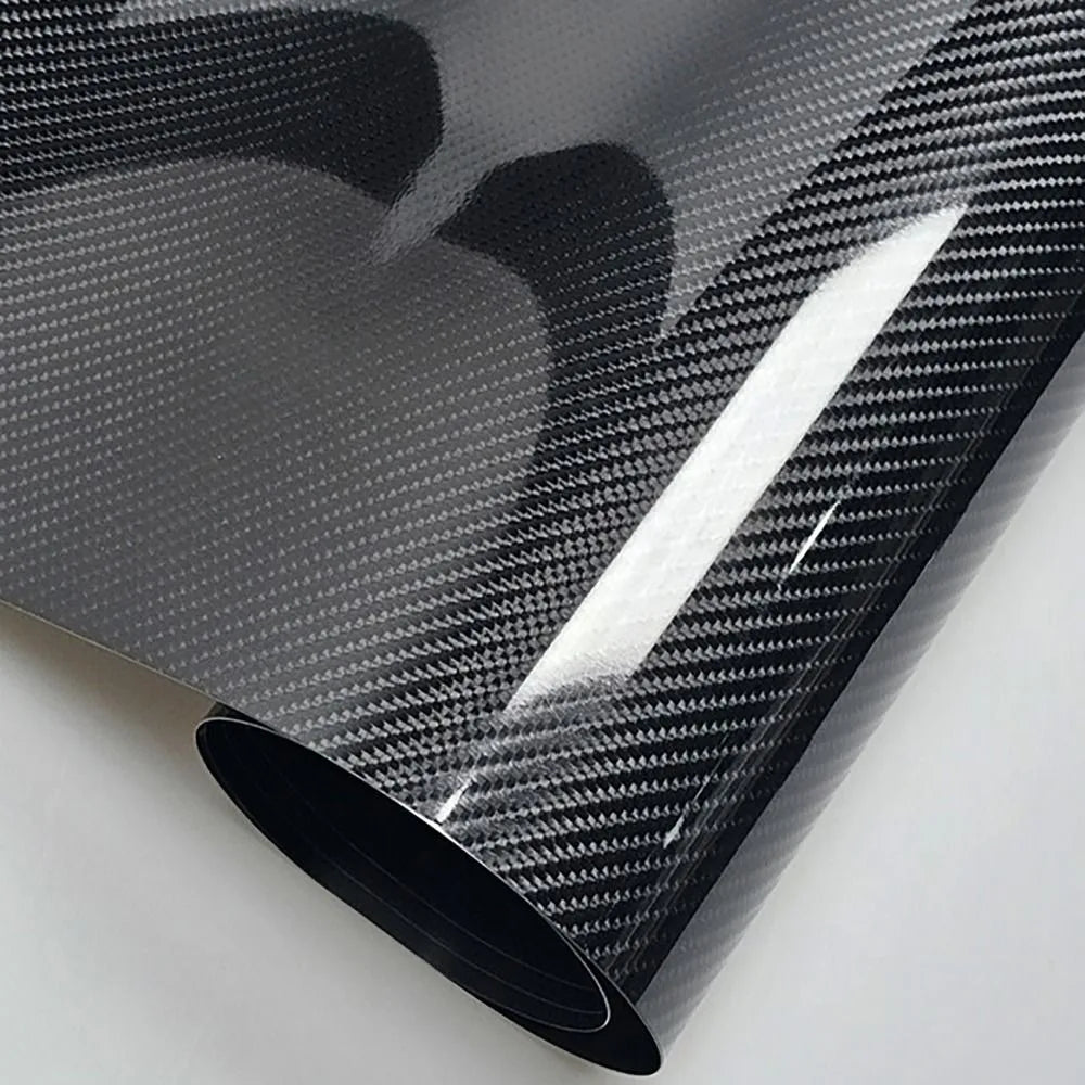 50x30CM Carbon Fiber Vinyl Film 3D 6D Matte Effect Gloss Motorcycle Vue