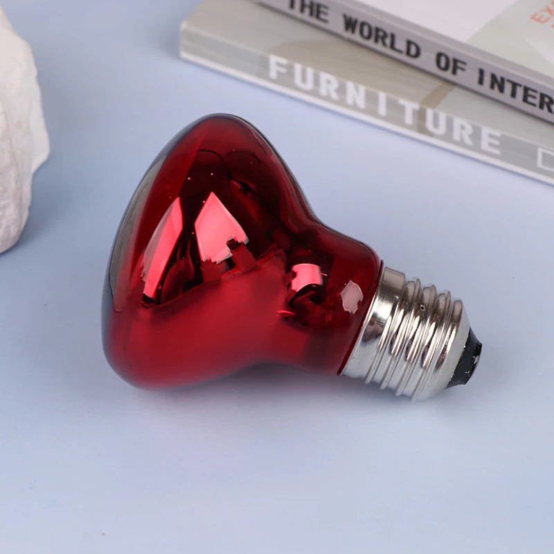 25/40/50/60/75/100W E27 UVA Poultry Bulb Infrared Night Light Day Poultry Heating Bulb For Plants Amphibians Reptile Pets Vue