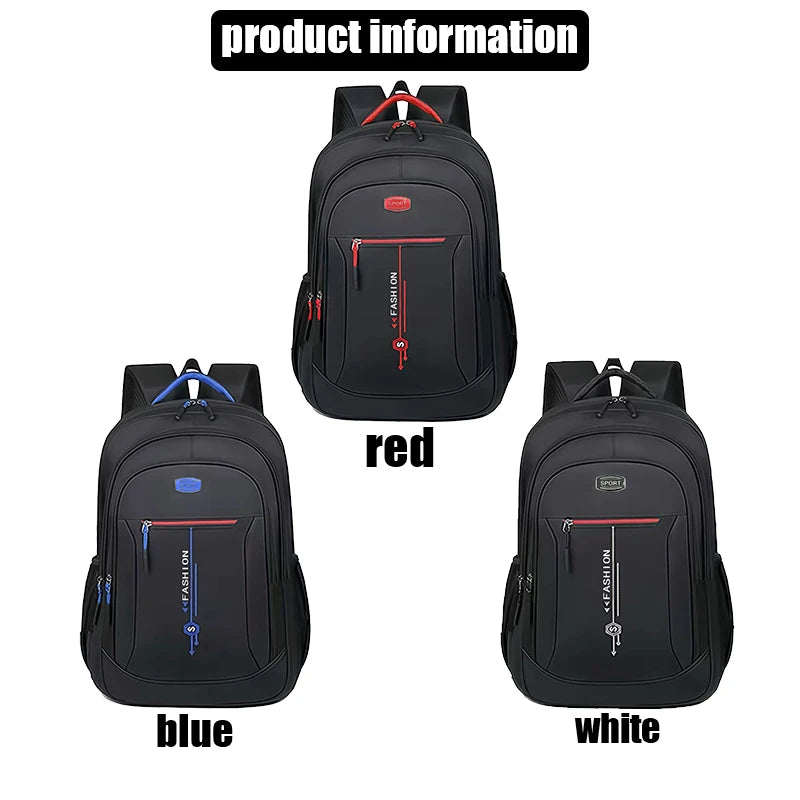 Everyday Versatile Travel Backpack Fashion Contrast Zipper Design