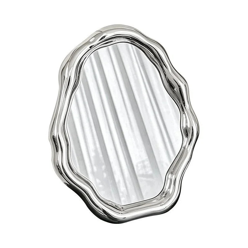 Cloud Shaped Makeup Mirror Portable Desktop HD Vanity Mirror For Women Teens Students Bedroom Dressing Table Dorm Birthday Gift Vue