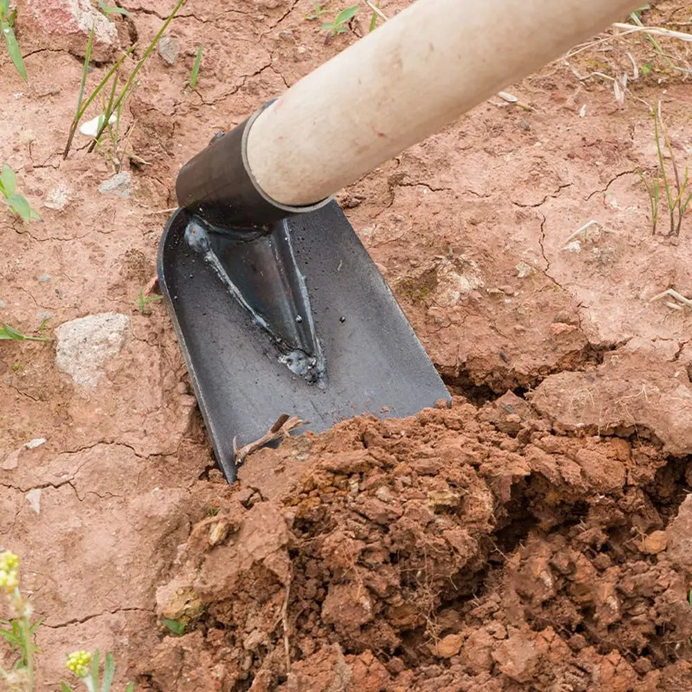 Durable Garden Hoe Household Outdoor Farming Tools Forging Weeding Hoe for Digging Soil Planting Vegetables Flowers Vue