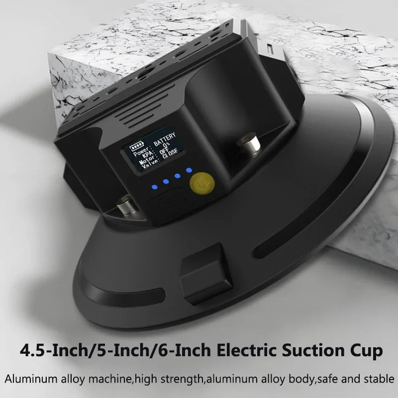 4.5/5/6 Inch Strong Electric Suction Cup Car Camera Suction Cup Shock Absorption Sports Camera Fixed Shooting Tool for Cam Phone Vue