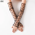 Women's Summer Sun Protection Sleeves Mesh Lace UV Thin Long-sleeved Vue dot