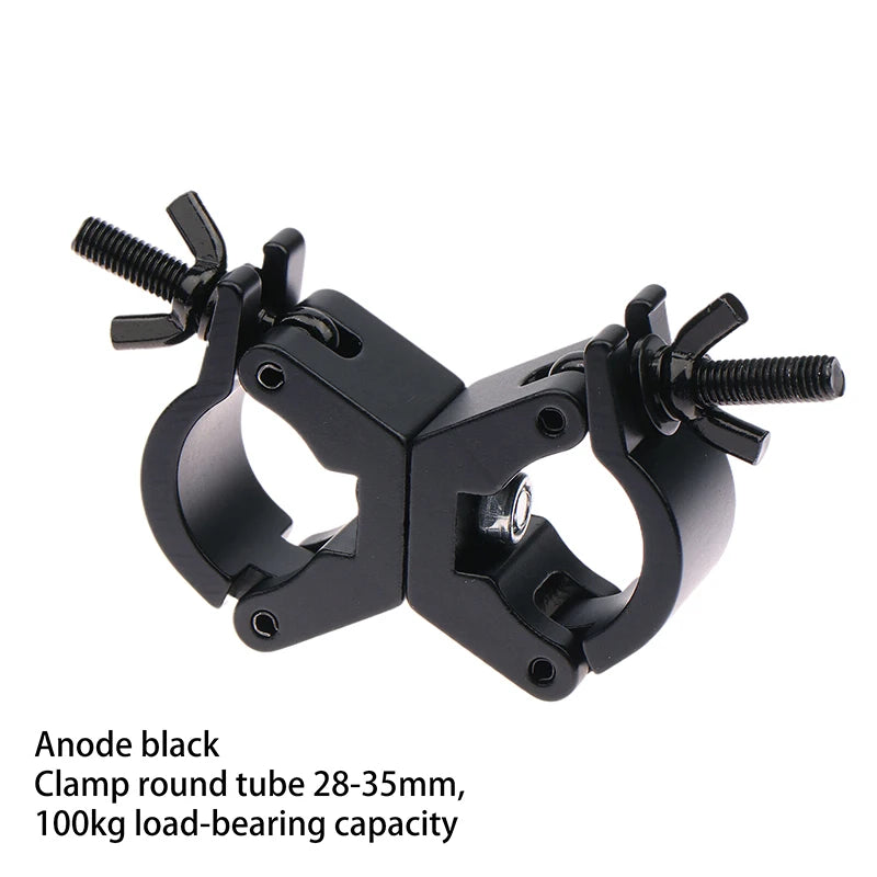 1 Psc Aluminium Truss Clamps 28-32mm Tube O Hook Stage Lighting Mount Bracket Fast Lock Lighting Clamp Vue A8