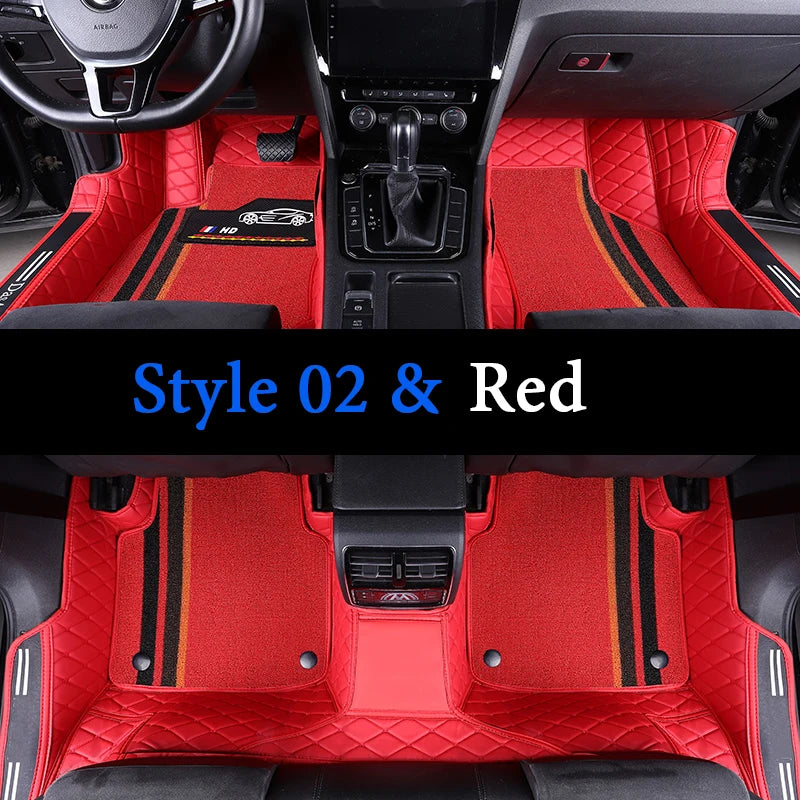 Custom Fit Car Floor Mats For Mercedes Benz A B C E S CLASS CLS CLK CLA Waterproof Protection Mat Leather Interior Accessories Vue