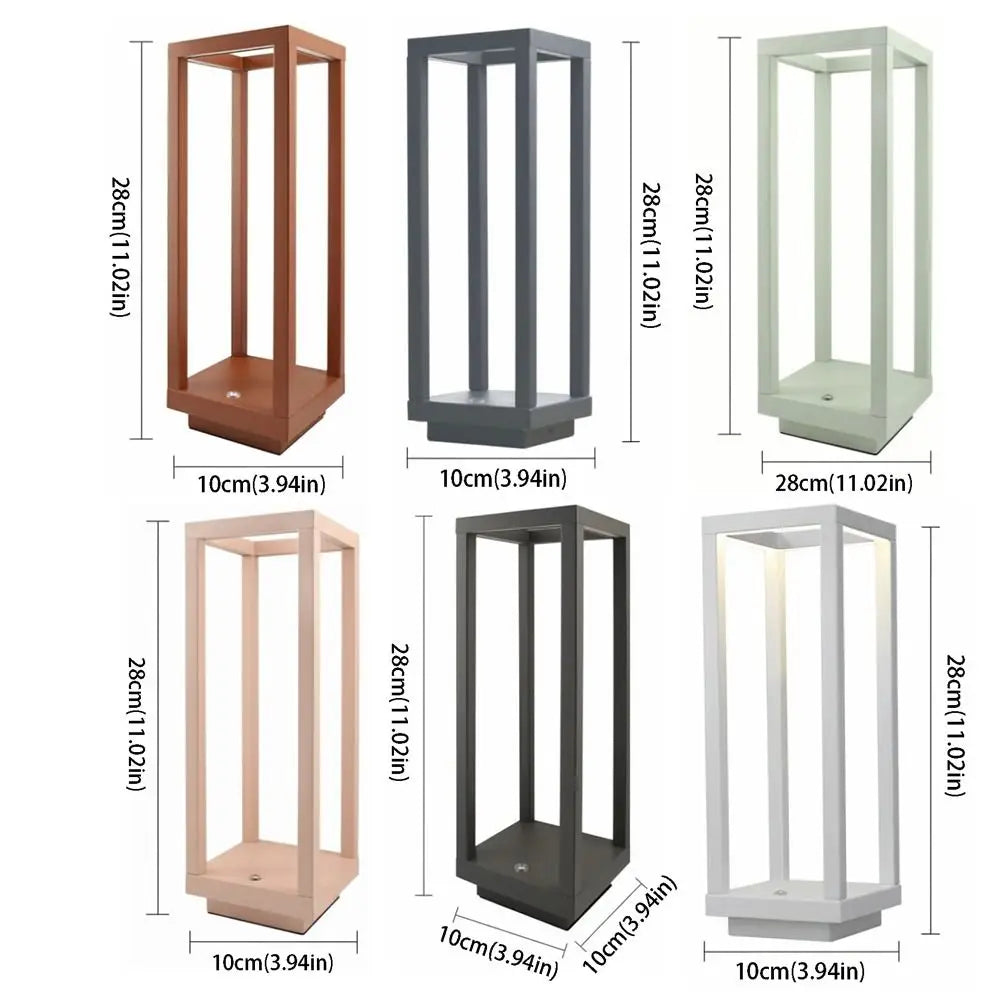 Modern European Design LED Table Lamp Waterproof Ip65 Rechargeable Rechargeable Table Lamp Decorative Lighting LED Technology Vue