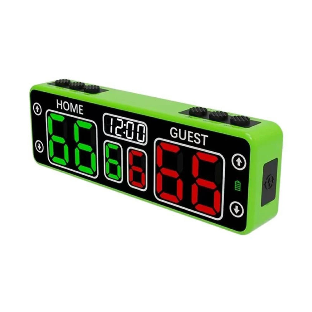 Portable LED Digital Scoreboard with Countdown Timer Rechargeable Scoreboard Electronic Touch Type Scoreboard Sports Competition Vue