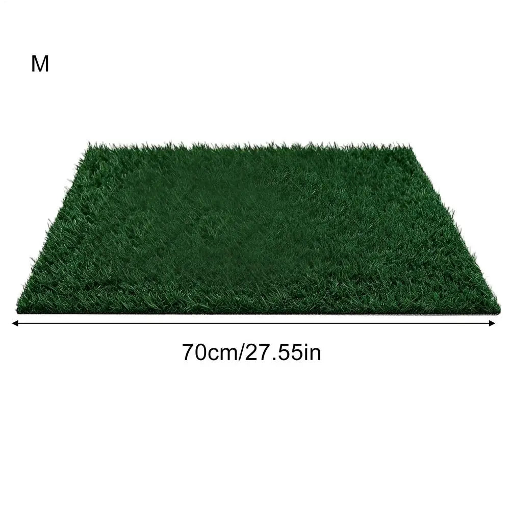 Washable Reusable Grass Pee Pads for Dogs Potty Training Turf Mat for Apartment Indoor Outdoor Home Balcony Backyard Porch Patio Vue L
