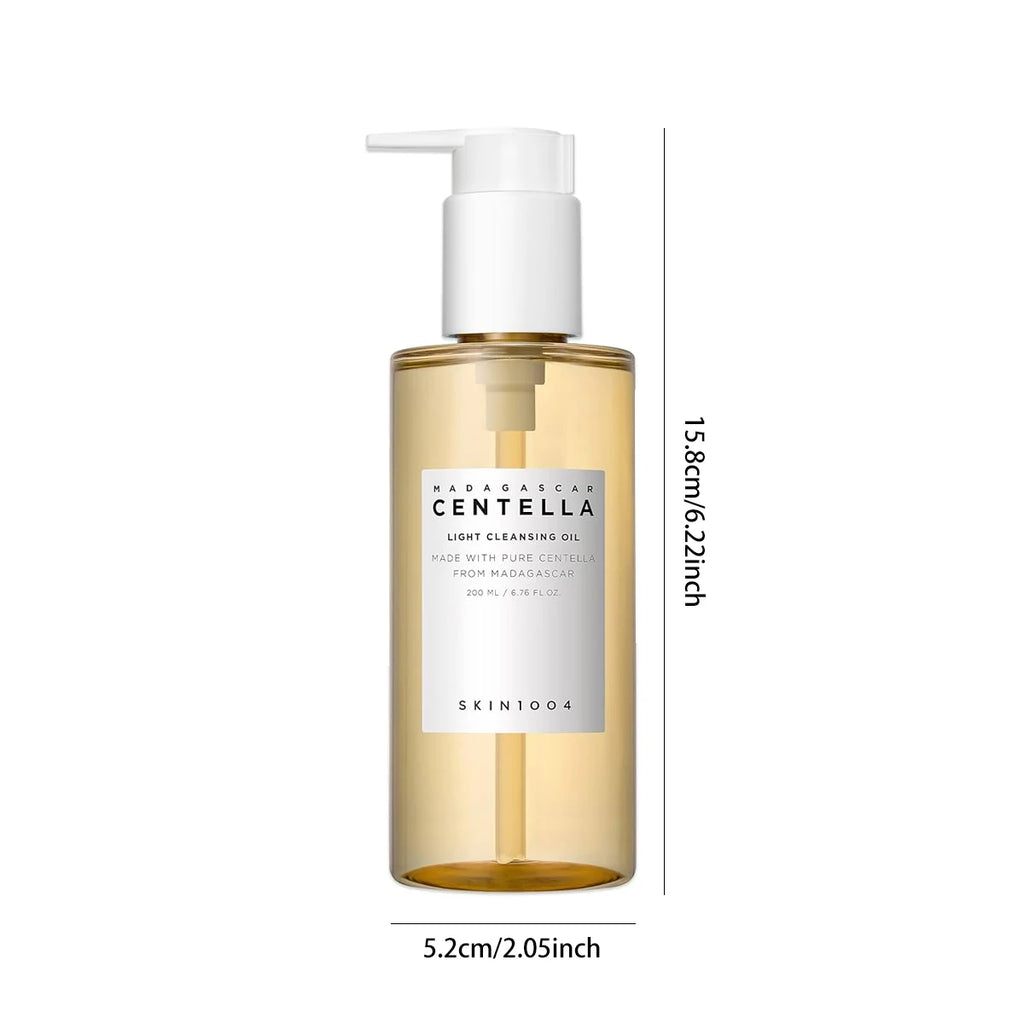 SKIN1004 Madagascar Centella Light Cleansing Oil,Lightweight Oil Texture,Non-Greasy,Korean Cosmetic,K-Beauty,Korean Makeup Vue