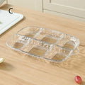 CC113 5 6 Grids Fruit Plates Dining-table Divided Seasoning Plate
