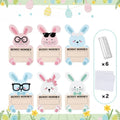 6PCS/SET Cute Cartoon Easter Cash Holder Funny Portable Bunny Banknote Card Decorative Gift Card Holder Holiday Party Vue 6PCS-SET other