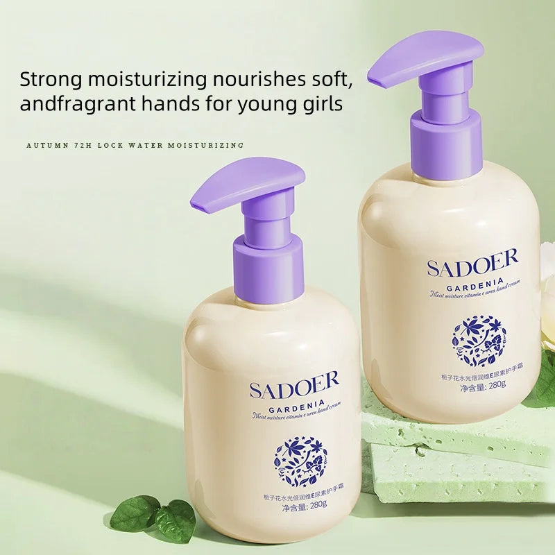 280g Gardenia Water-Glow Moisturizing Vitamin E Hand Cream, with Sodium Hyaluronate, Centella Asiatica, Gardenia Extract and Other Skin-Friendly Ingredients, Has a Silky and Soft Texture, Is Refreshing and Non-Sticky, Moistur Vue Default Title